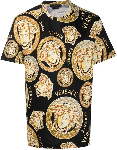 versace t shirt medusa|versace medusa print t shirt.